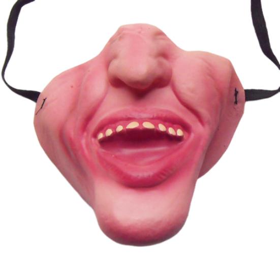 Маска на Хэллоуин из латекса, забавная маска на пол-лица, дышащая, реалистичная маска ужасов для костюма