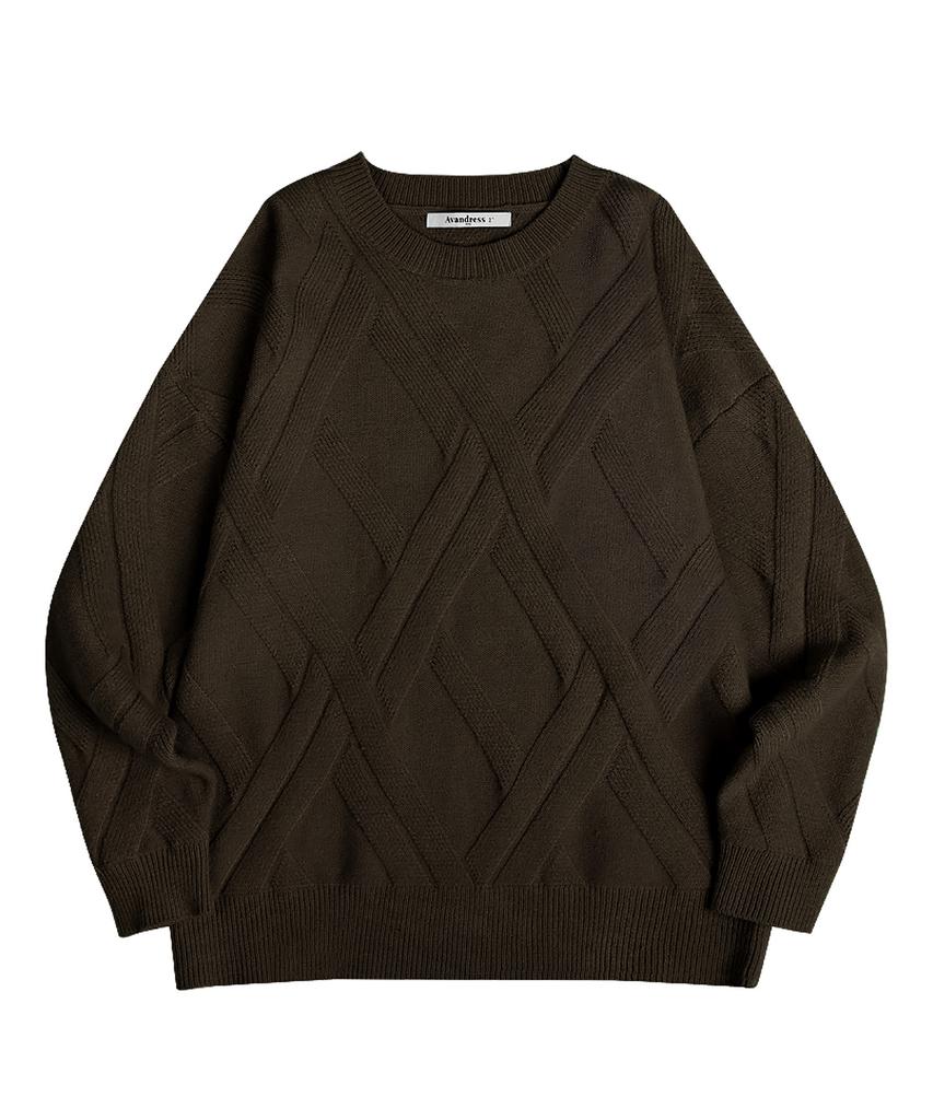 AVANDRESS Cross Round Knit - 5 Col