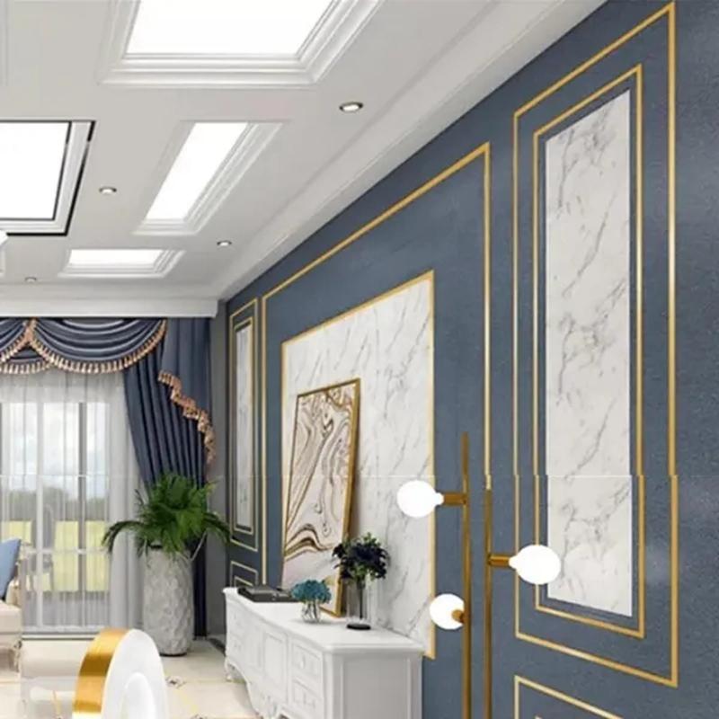 50 м/рулон, самоклеющиеся наклейки для напольной плитки, водостойкая уплотнительная лента для зазора в стене, полоска для напольной плитки, красивая наклейка на шов, украшение стены