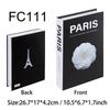 New York Paris London Series Luxury Fake Book Decoration Remote Control Storage Box Fashion Coffee Table Decoration Accessories