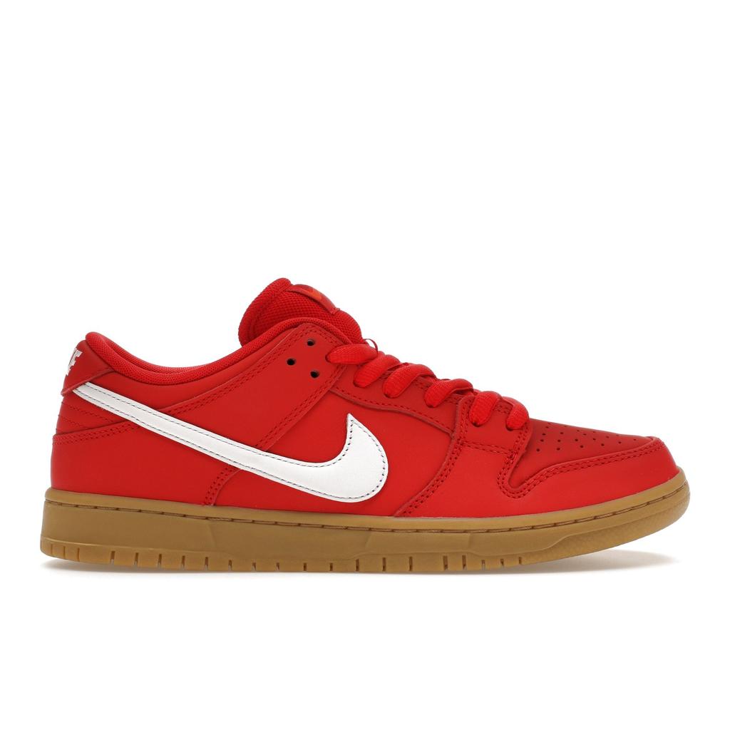 Nike Кроссовки унисекс Dunk Low Pro SB University Red Gum White Gum-Light-Brown Gym-Red FJ1674-600