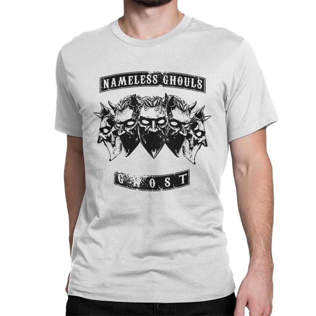 Безымянные Гули Ghost для Мужчин Женщин Футболка Метал Рок Группа Новинка Футболки Футболка с Круглым Вырезом Чистый Хлопок Подарок на День Рождения Одежда