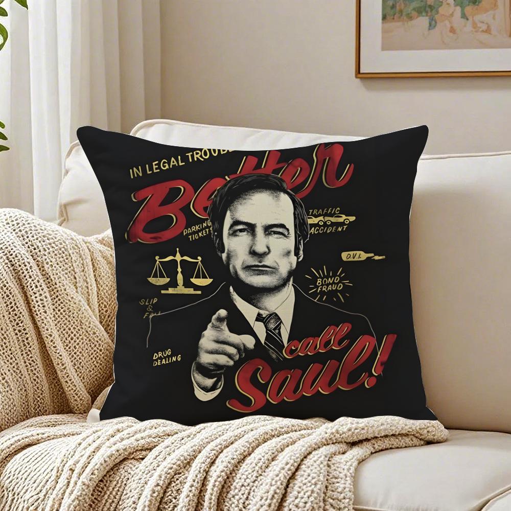 TV Drama BBetter CCall Saul Cushion Cover Pillowcase Antidustmite living Room Sofa Decor Cushion Room