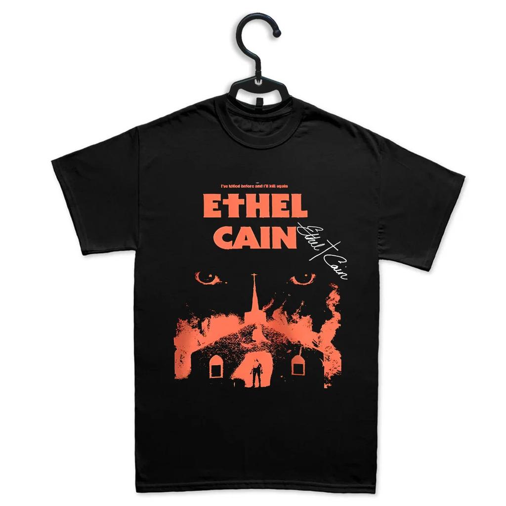Винтажная футболка группы Ethel Cain, альбомная, музыкальная, хлопковая, черная, полномерная, унисекс, BL217