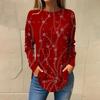 Women's 3d Print Autumn Long Sleeve Tops Women's T-Shirt O-Neck Oversized Ladies Clothin