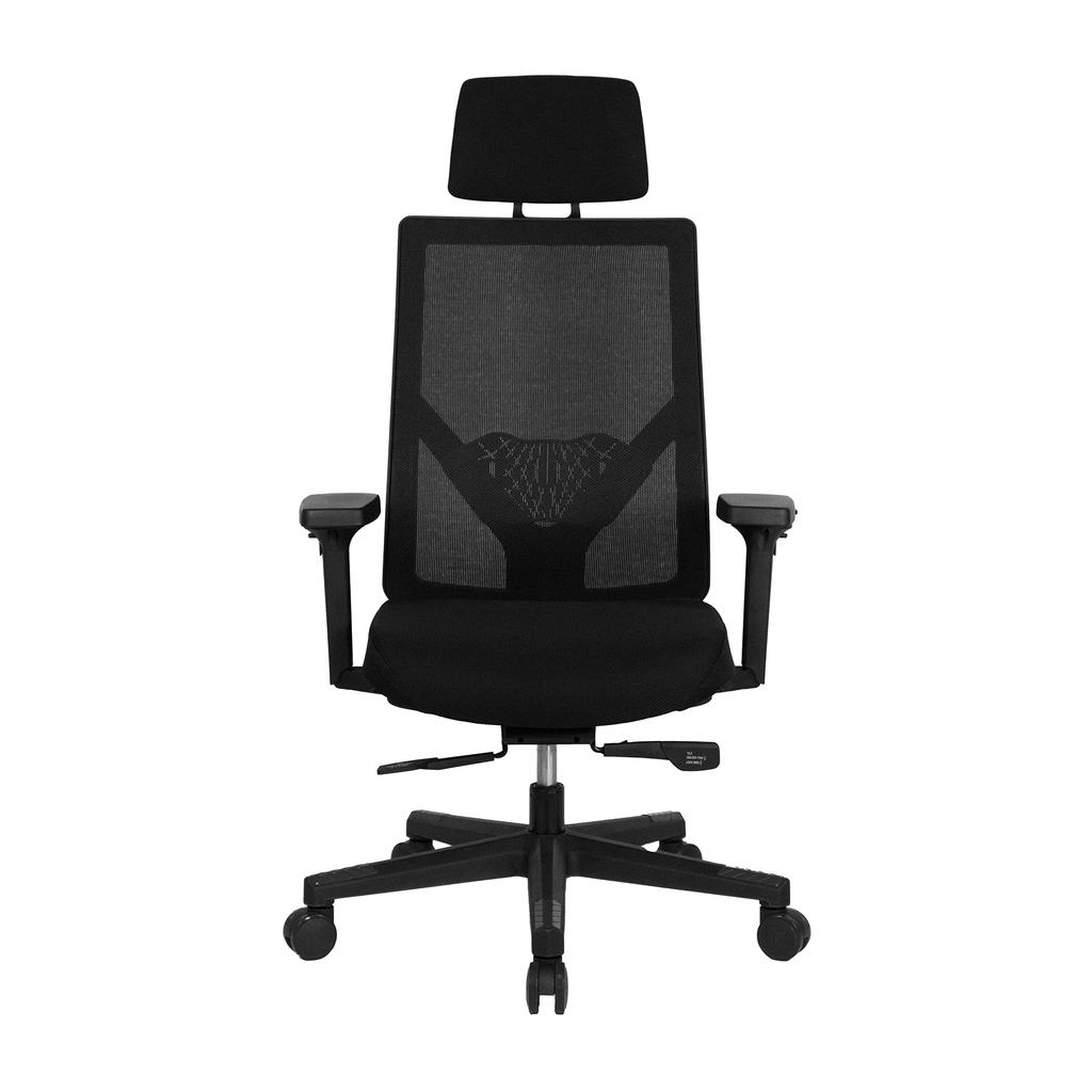 Itoki Endust Black Armrest 3D Headrest Comfortable Sitting Soft Seat Breathable Mesh Backrest Lumbar Support Weight Sensitive Synchronized Locking