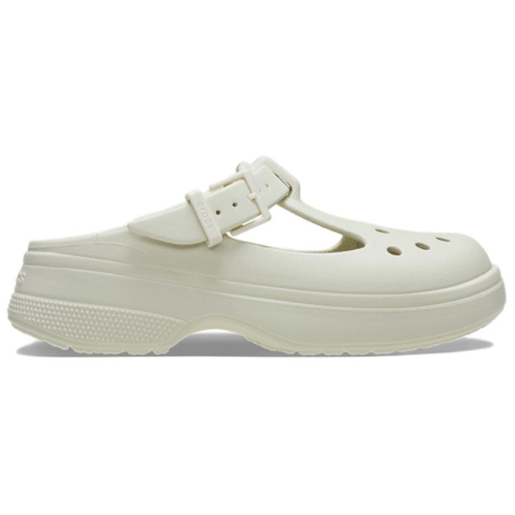 Crocs Удобные модные клоги 4 см женские белые