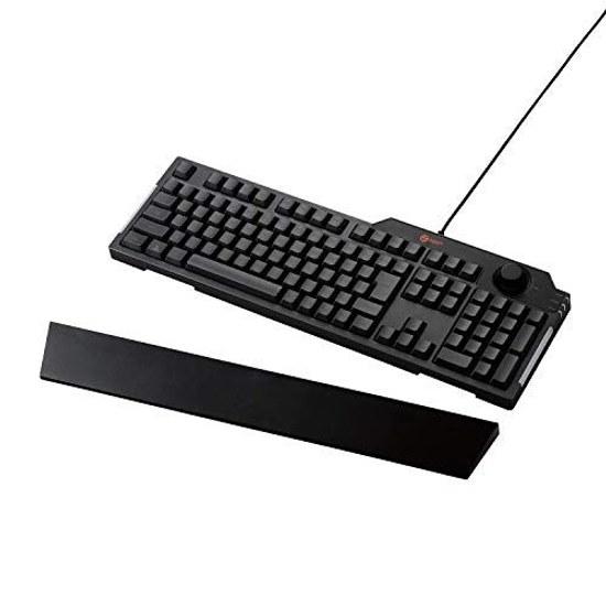 Игровая клавиатура Elecom проводная TK-G02UMBK Съемная подставка для запястий Регулятор громкости Мембранная Полноразмерная Черная