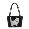 Милая сумка-кошечка Темная повседневная модная сумка через плечо Niche Tote Bag Woman