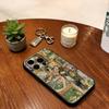 Чехол для телефона 'Лесной коллаж' для iPhone 17, 16, 15, 14, 13, 12, 11 Plus, Pro Max, Другие Мягкий черный чехол