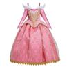 Платье принцессы Авроры А-силуэта с кружевом для девочек на осень/зиму 2024