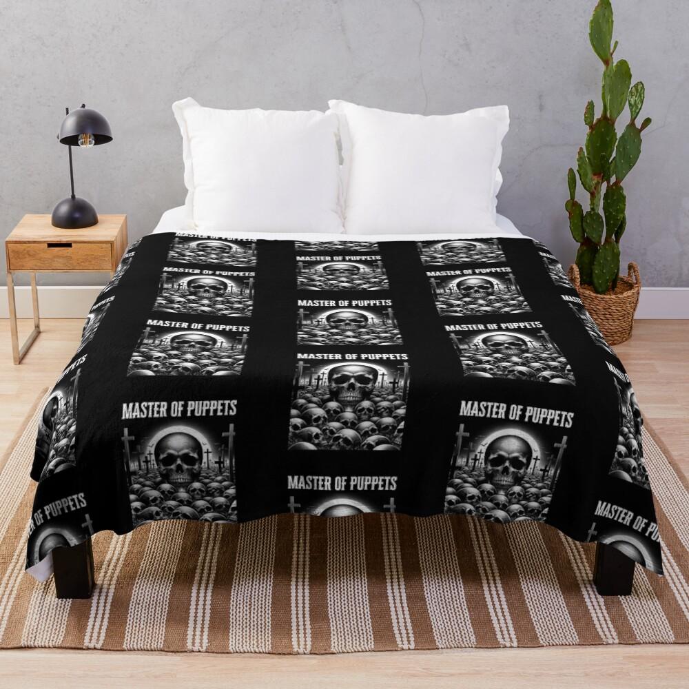 Master Of Puppets Throw Blanket