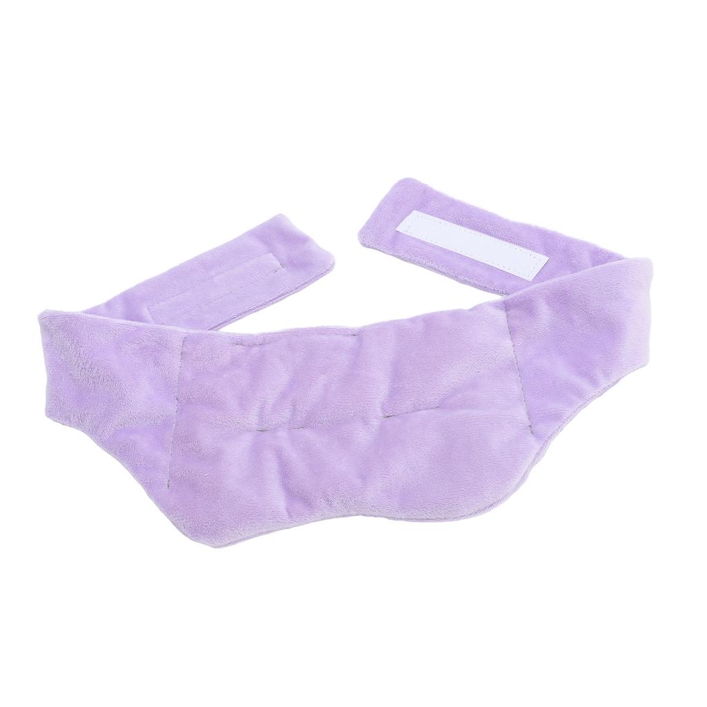 Sleeping Eye Cover Soft Comfortable Weighted Eye Cover Hook and   Fastener Closure for Nighttime