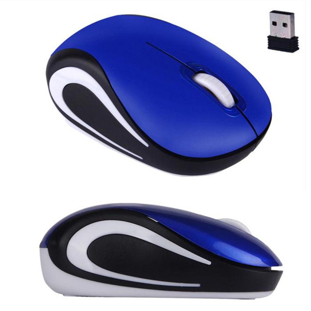 Портативная игровая мышь для ПК и ноутбука 1600DPI USB 3 кнопки Оптическая 2,4G Мини Беспроводная мышь для ноутбука Компьютерные игровые мыши