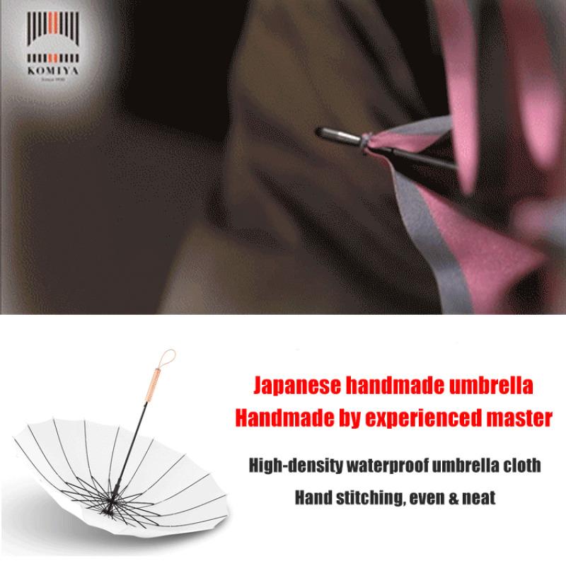 Модный зонт для женщин 16K с защитой от УФ-излучения и прозрачным куполом