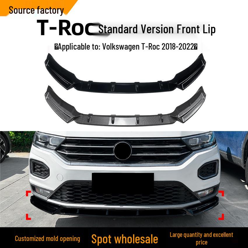 Volkswagen T-Roc 2018-2022 Аксессуар Спойлер передней губы