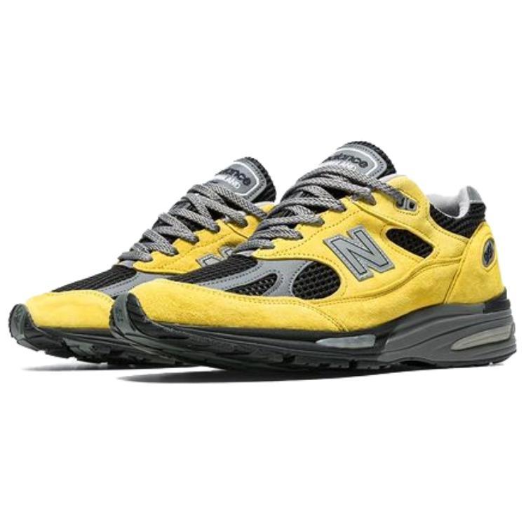 New Balance 991v2 Made In UK 'Yellow Black' Men's U991YK2