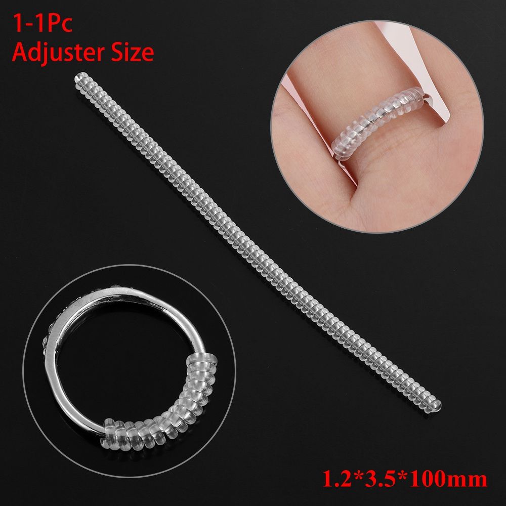 Spiral Jewelry Parts Resizing Tools Tightener Reducer Ring Size Adjuster Shell Hard Guard