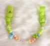 Safety Baby Pacifier Clips Newborns Beads Anti-lost Chain Toys Newborn Baby Dummy Pacifiers Clips for Teether Nipples