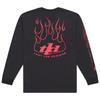 TroyLeeDesigns RS Taichi Long Sleeve Crew Neck Long Sleeve T-Shirt TORCHED LONG SLEEVE TEE TDA051 CARBON M