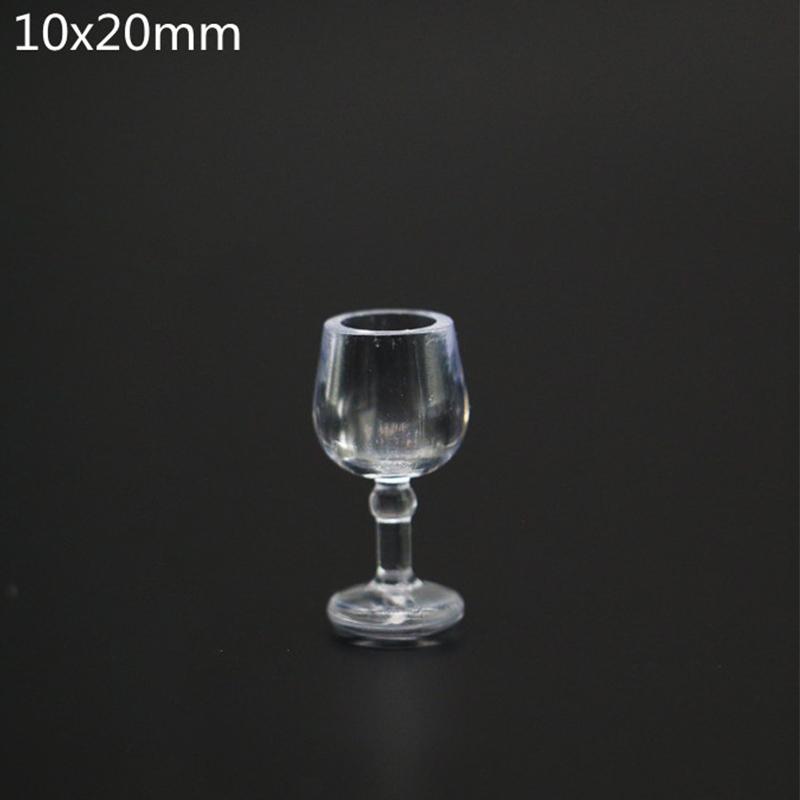 10 шт. мини-чашка для красного вина, имитация мебели, бокал для вина, кубок, декор для кукольного домика