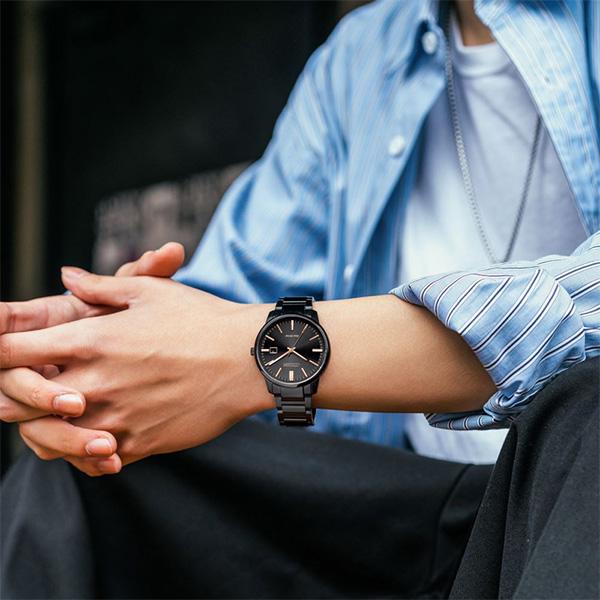 Citizen Коллекция Eco-Drive Часы с кварцевым механизмом на солнечных батареях Браслет из нержавеющей стали BM7527-89E