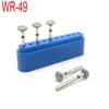 5 шт./кор., высокоскоростной наконечник для стоматологической клиники, полирующий алмазный бор, набор сверл FG 1,6 мм, стоматологические боры WR-49