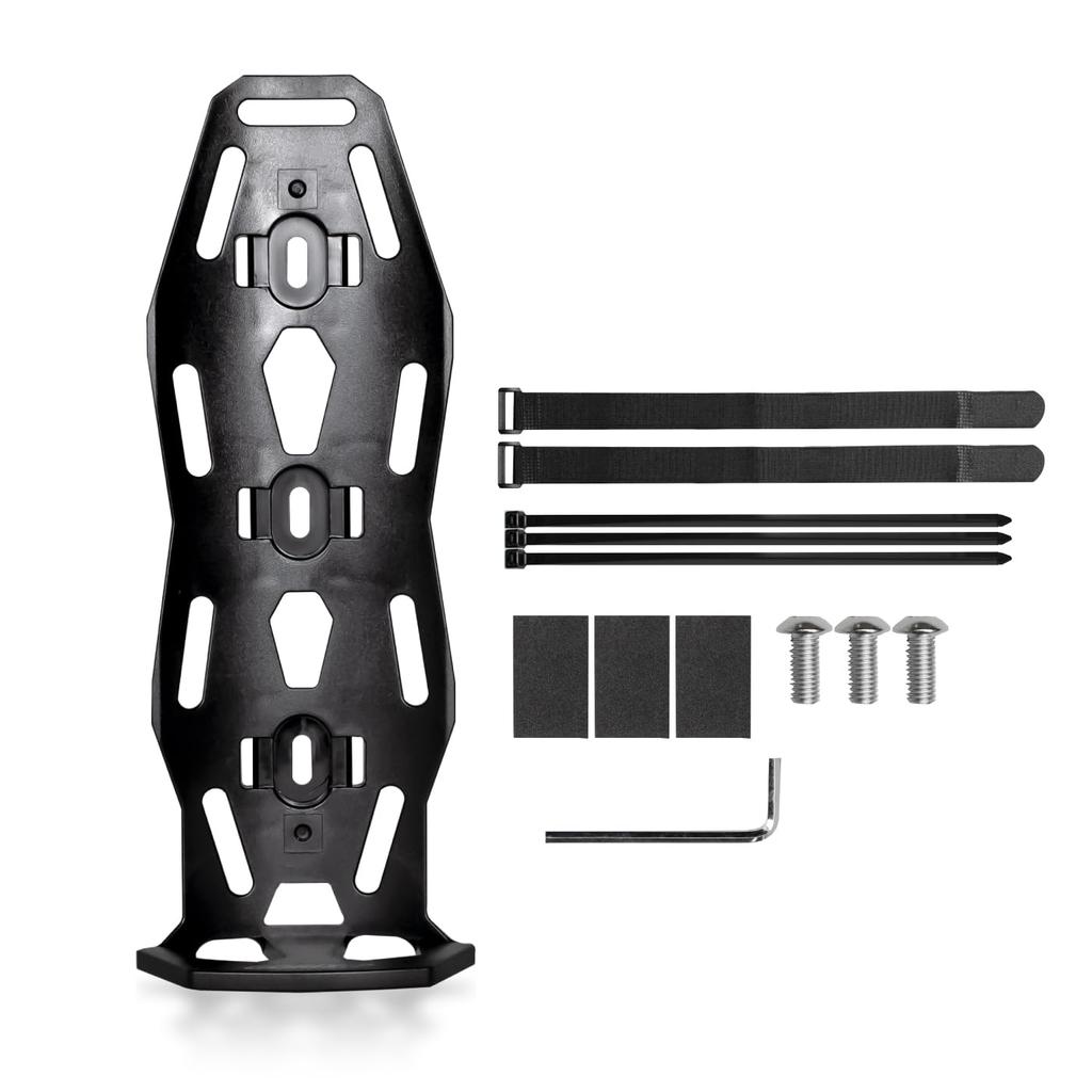 GORIX Cargo Cage for Bicycle Front Road Bottle Holder Loading Cage Forks, Camping, Bike, Gravel, Mount, Bikepacking, Multi-Purpose Cage, (CARGO G1)