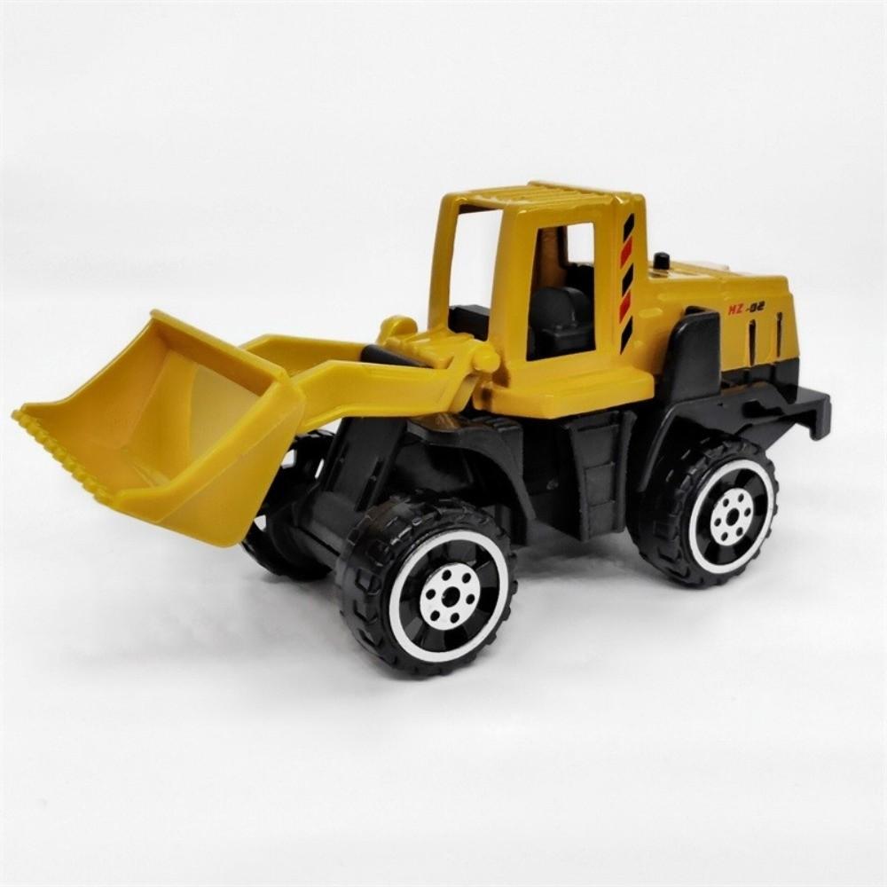 6pcs/set Simulation Engineering Vehicles Set Diecast Zinc Zinc Alloy Excavator Toy  Boys