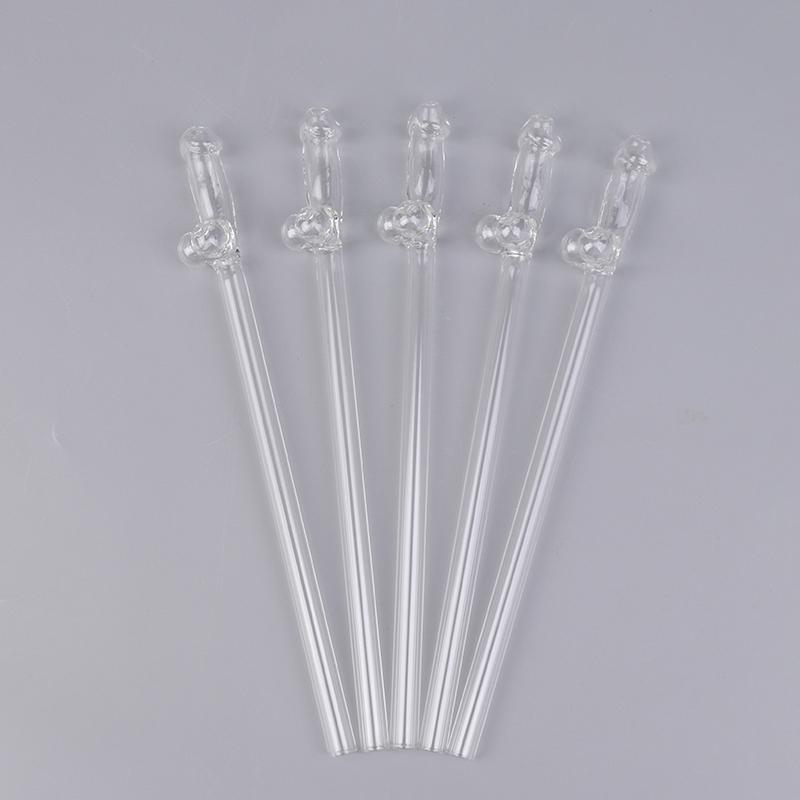 Забавная стеклянная трубочка креативные соломинки из боросиликатного стекла термостойкие многоразовые трубочки кухонный инвентарь принадлежности для вечеринок