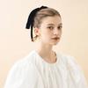 [Alexandre de Paris] Islid Velvet Scrunchie Black