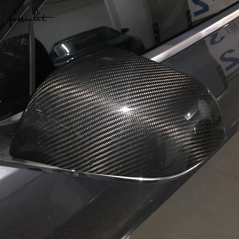 Защитные чехлы из углеродного волокна для Tesla Model 3, аксессуары, боковые чехлы для зеркала заднего вида для Model3