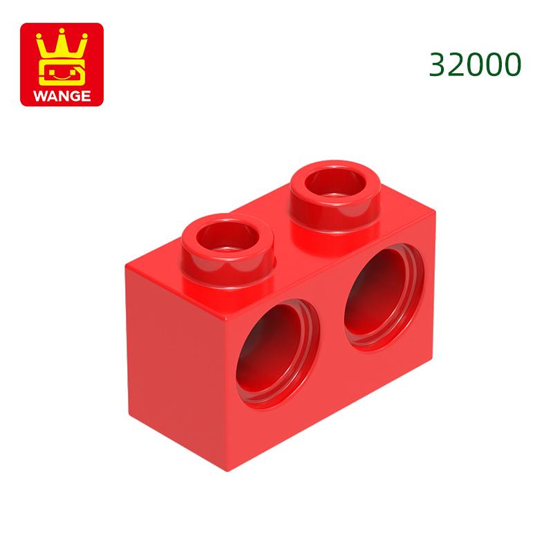 Нетоксичный 100 г 140 шт./лот 32000 1x2 с 2 отверстиями Строительный блок Детали Moc Совместимые с Brick Diy Детский подарок Конструктор Подарочная коробка
