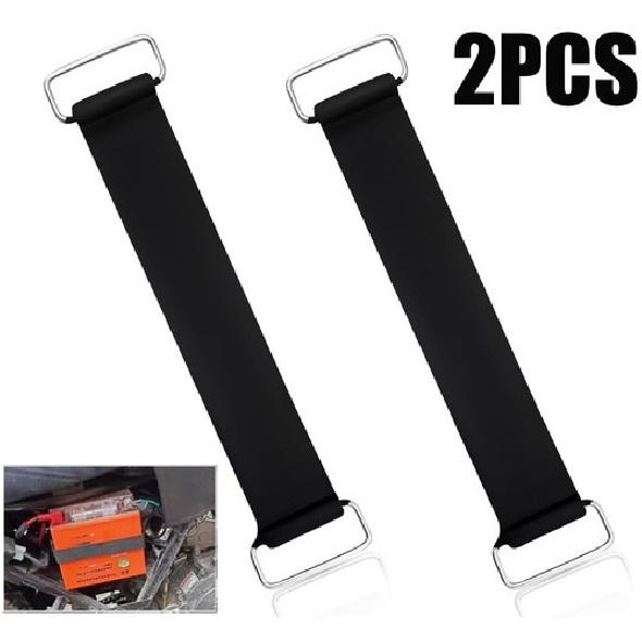 Motorcycle Battery Rubber Band Strap Belt Battery Tie Down Strap Black Non-Slip