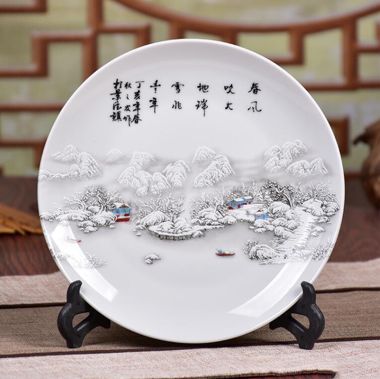 Китай Цзиндэчжэнь Керамические Вазы Украшения Офис Магазин Клуб Бар Меблировка Поделки Дом Гостиная Настольные Аксессуары Украшение