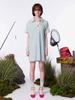 Kirsh Striped Terry Dress [Sky]