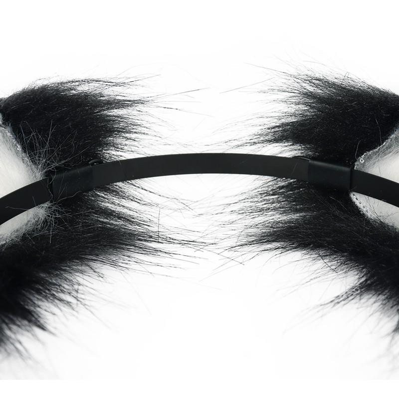 Cosplay Cat Ear Headband Fluffy Animal Ears Costume Accessory Adults Gaming Convention