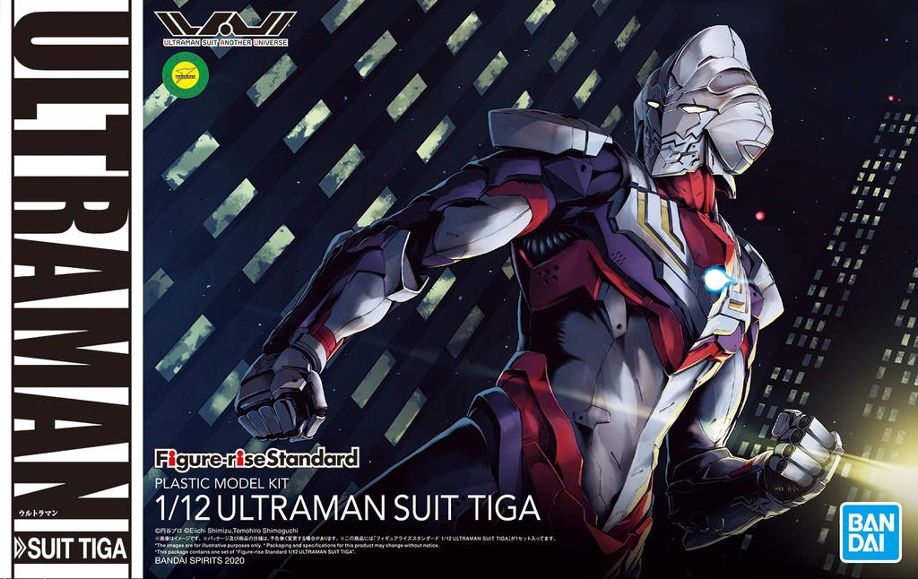Стандартный костюм ULTRAMAN ULTRAMAN SUIT TIGA, пластиковая модель, рост 1/12, цветовая маркировка