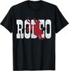 Rodeo Bull Riding Cowboy Western Vintage Bull Rider Gift T-Shirt Small