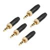 1Pcs 3.5mm Size 3.5mm Audio Male Plug DIY Microphone Cable Plug  For UWP-D21 D22 D27