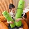 Panda Long Bamboo Pillow  Soft Plush Toy For Girls Bed  Stuffed Animal Doll