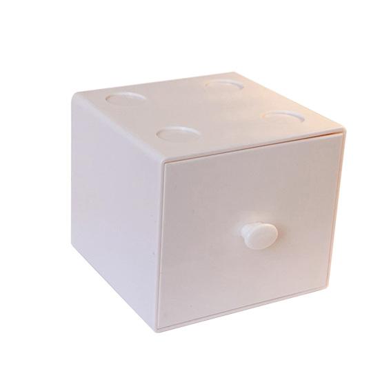 Легкий футляр для хранения, прочная конструкция, практичная квадратная коробка для ручек для макияжа, корзина для мелочей