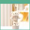Plush Bear Keychain With Super Soft Short Plush For Girls Gift And Bag Decor