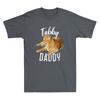 Tabby Daddy Cat Lover Funny Cats Saying Quote Graphic Gift Vintage Men T-shirt