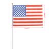 5 Pcs Mini American US USA National Flags Hand Waving Small for Banner Poles