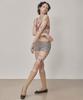 SCULPTOR Eyelet Knit Shorts Melange Gray