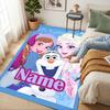 Personalized Name Princesses' Garden Living Room Non-Slip Area Rug Soft Carpet for Bedroom Kids Playroom Sofa,Office Home Decor Doormat