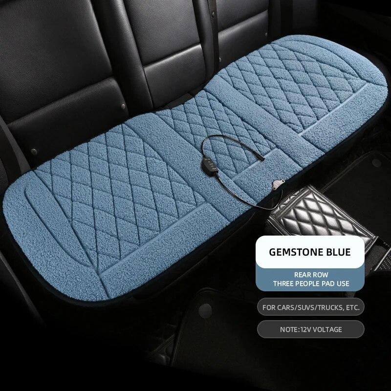 12 В с подогревом наволочка для автомобильного сиденья из овечьей шерсти, автомобильный чехол, теплая зимняя бытовая подушка, универсальные автомобильные аксессуары для автомобиля