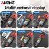 Новый цифровой клещевой измеритель ANENG PN135 4000 отсчетов Тестер NCV Напряжение AC DC Ток Сопротивление Емкость Диод Высокоточный Инструмент Электрика Цифровой дисплей