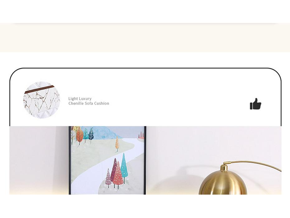 Off-white Thickened Upholstered Headboard Cover - Full Size, Simple and Soft